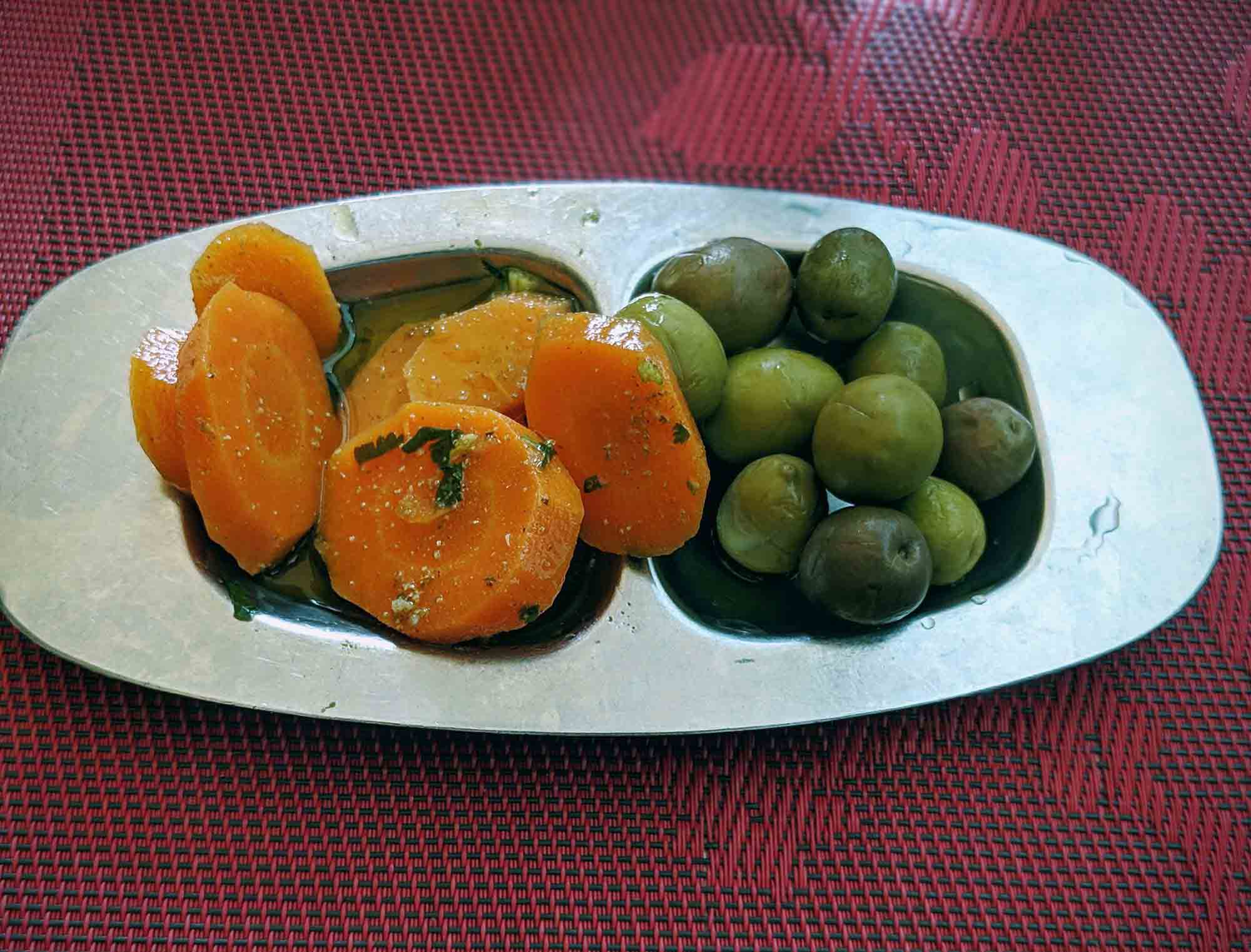 Algarve carrots and olives