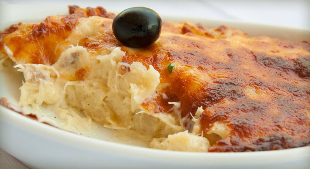 Bacalhau com natas