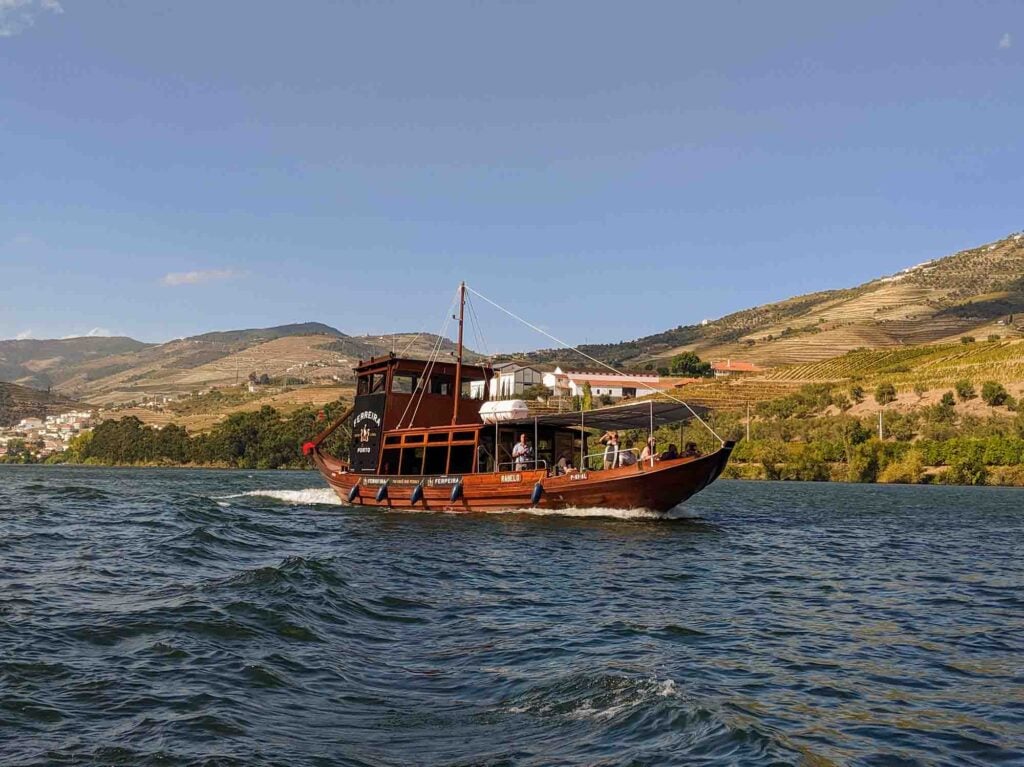 Boat trip up the Douro from Pinhao