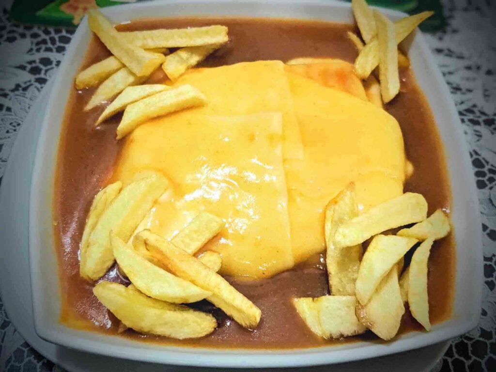 Francesinha with fries