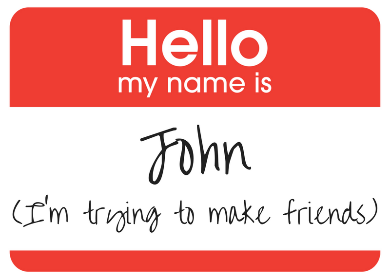 Meetup nametag