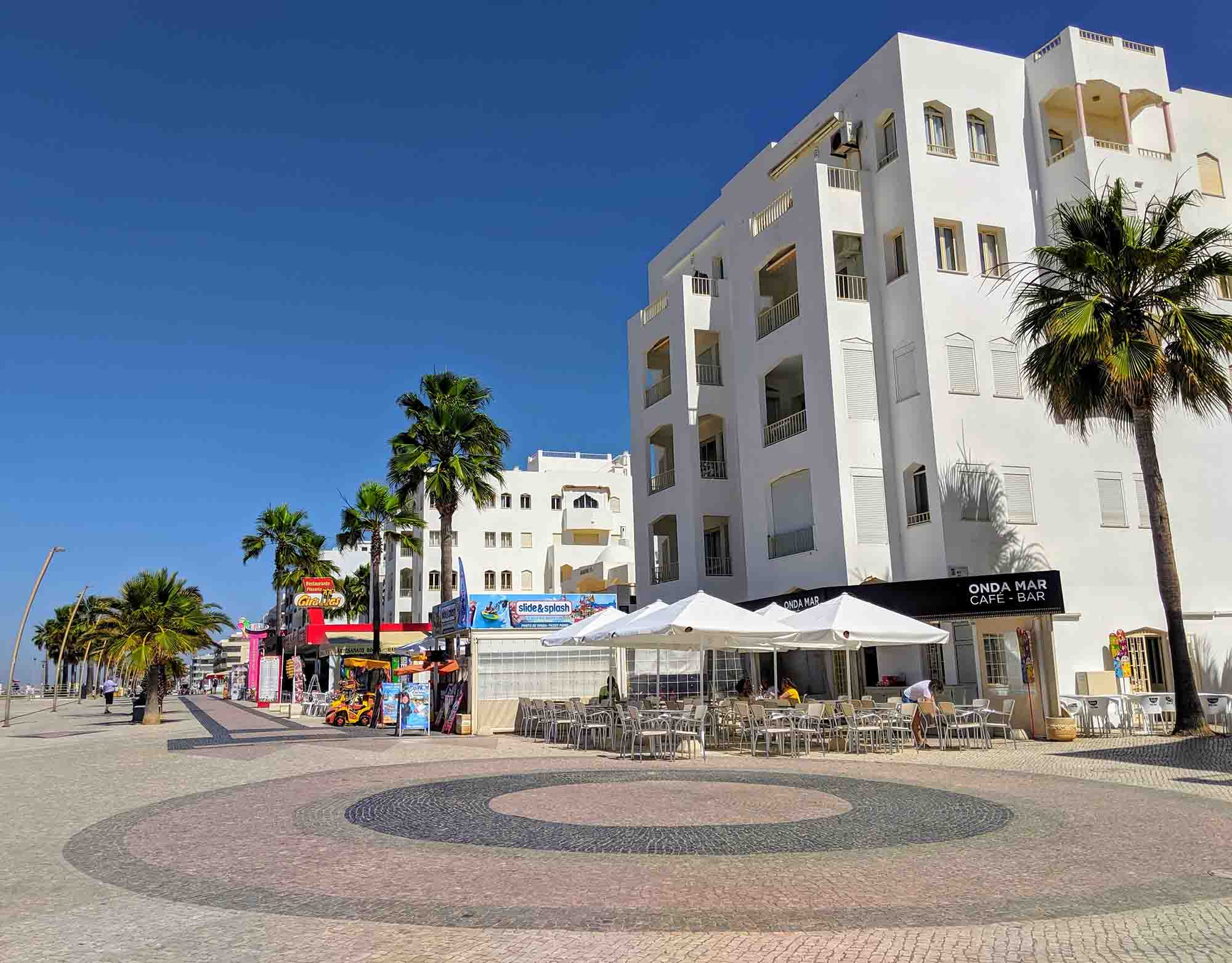 Quarteira promenade