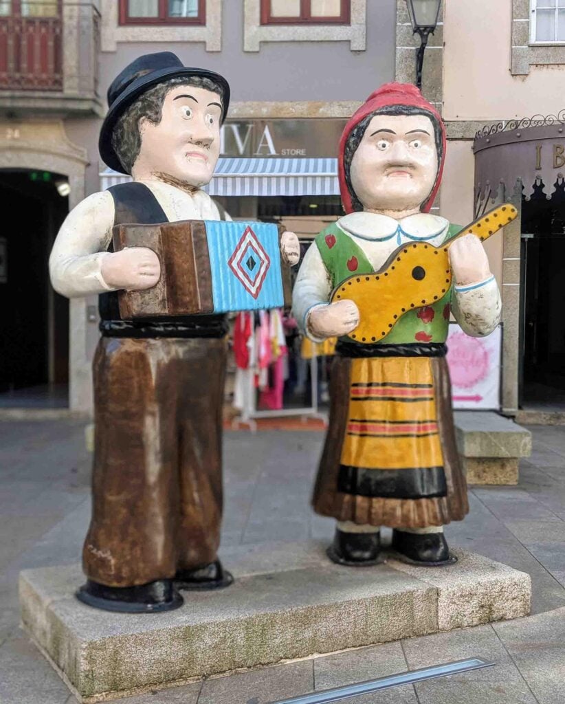 Typical tugas statues