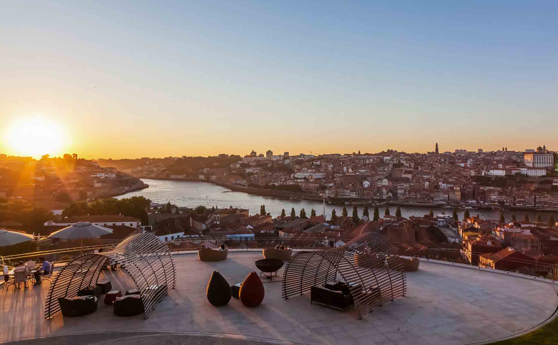 View of Porto from The Yeatman