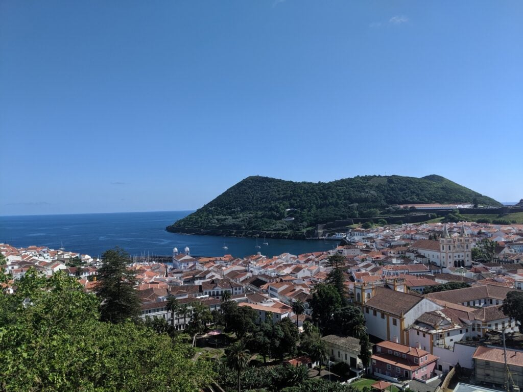 view over angra do heroismo
