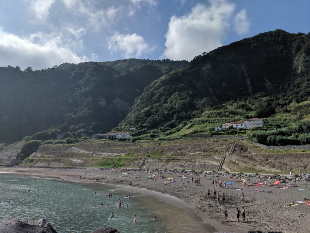 beach on sao miguel