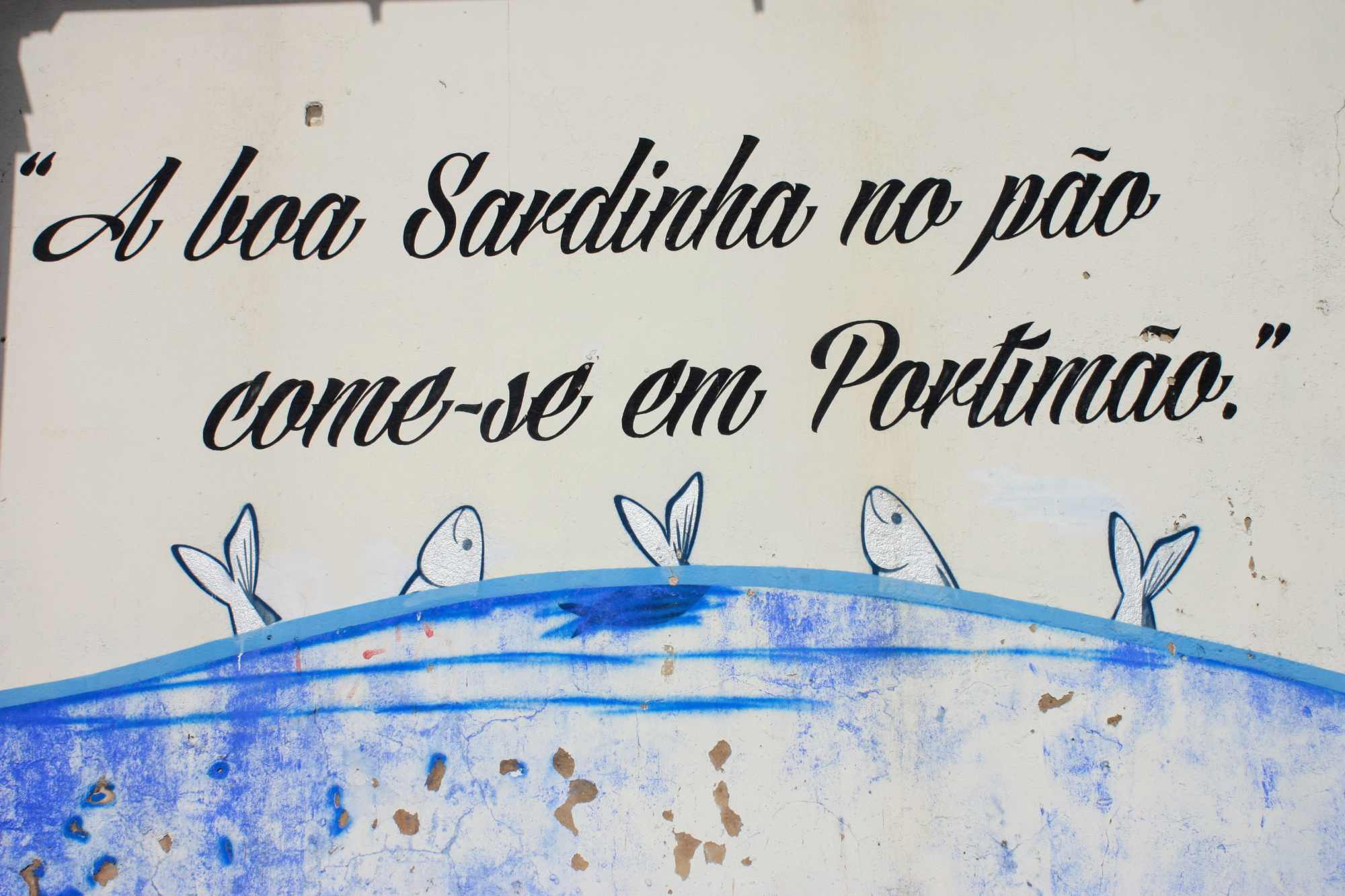 portimao sardines sign